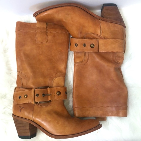 Frye Women's Brown Tall Boots - Size 10 - Picture 3 of 9